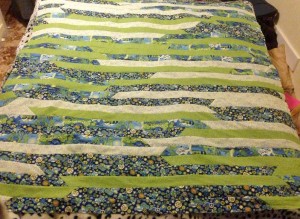 Jelly Roll Race Quilt